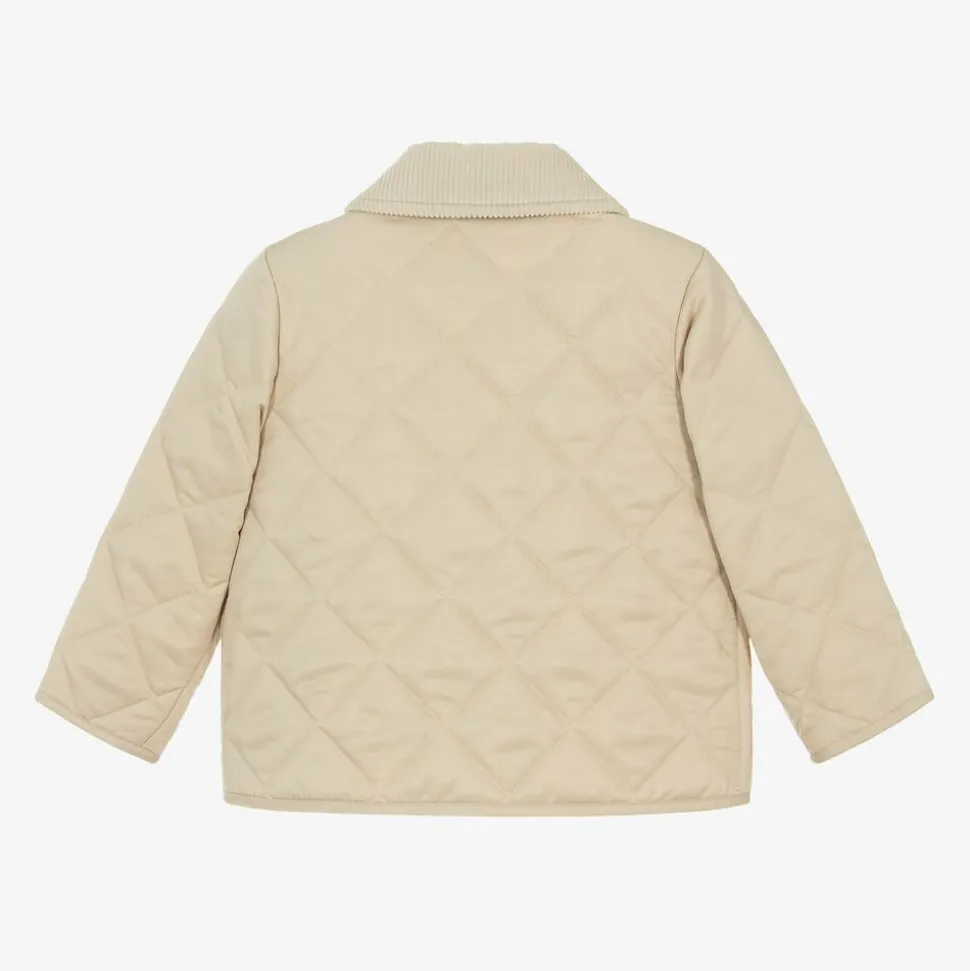 Baby Beige Quilted Jacket