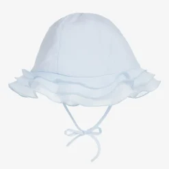 Baby Blue Polycotton Sun Hat