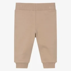 Baby Boys Beige Organic Cotton Joggers