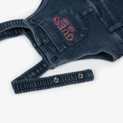 Baby Boys Blue Cotton Dungarees