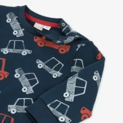 Baby Boys Blue Cotton Tracksuits (2 Pack)