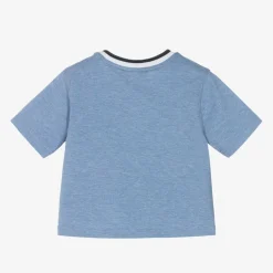 Baby Boys Blue Cotton T-Shirt