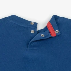 Baby Boys Blue Cotton T-Shirt