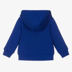 Baby Boys Blue EKD Cotton Zip-Up Hoodie
