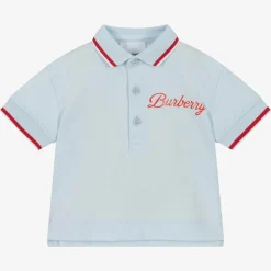 Baby Boys Blue Logo Polo Shirt