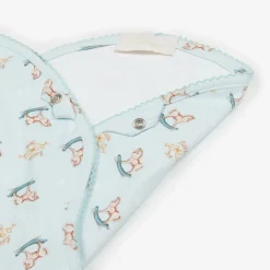 Baby Boys Blue Rocking Horse Burp Cloth (59cm)
