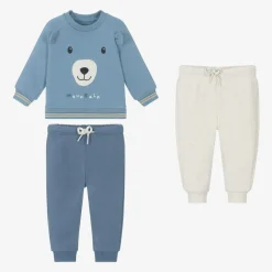 Baby Boys Blue Tracksuit Set