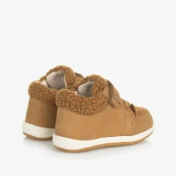 Baby Boys Brown Leather First Walkers