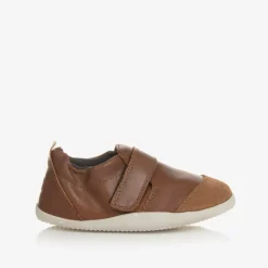 Baby Boys Brown Leather First Walkers