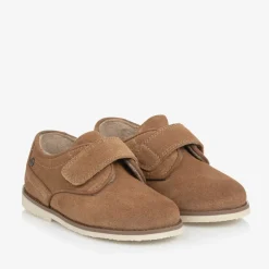 Baby Boys Brown Suede Leather Shoes