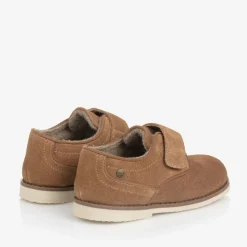 Baby Boys Brown Suede Leather Shoes