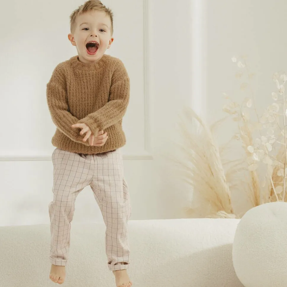 Baby Boys Brown Wool & Cashmere Sweater