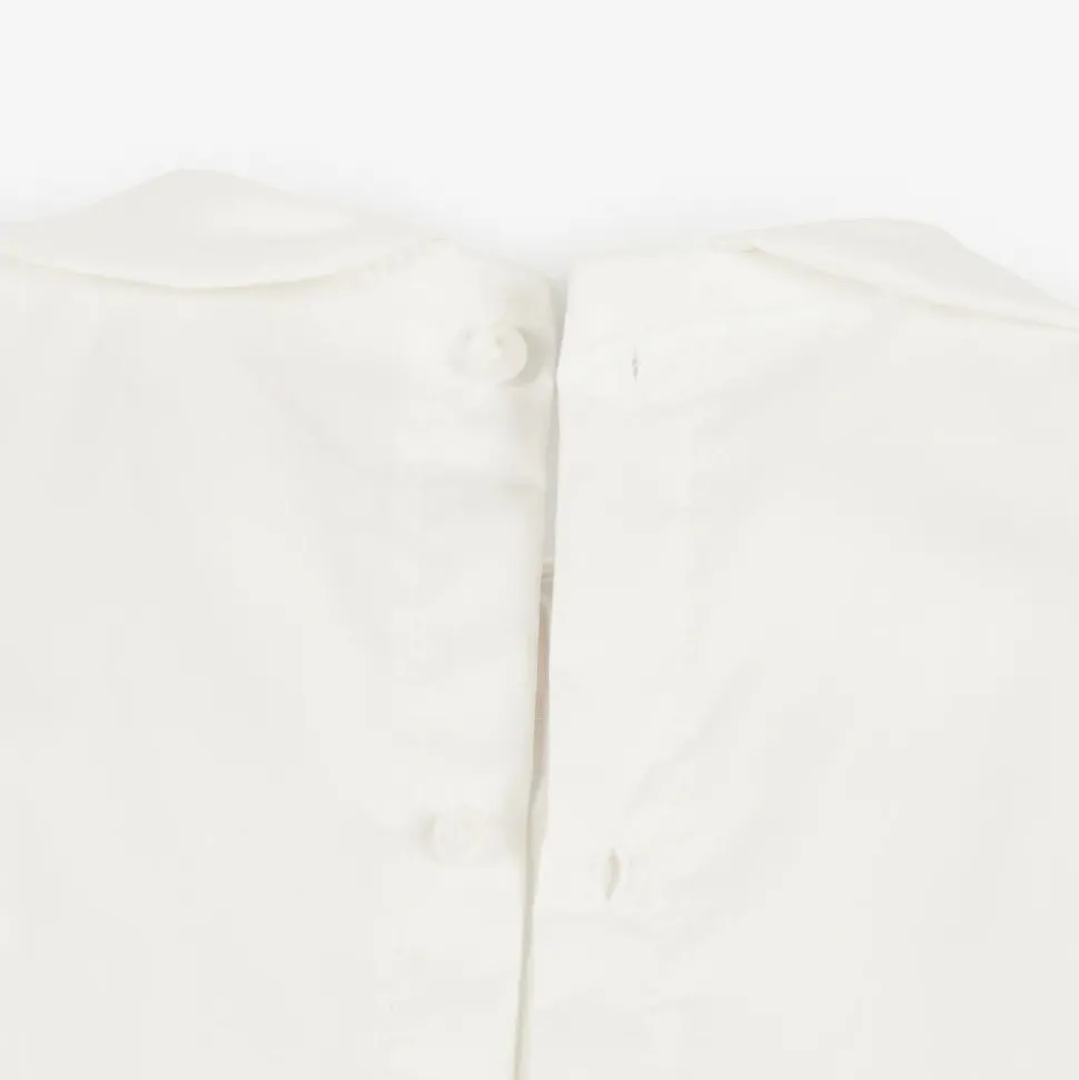 Baby Boys Ivory & Red Tartan Shorts Set