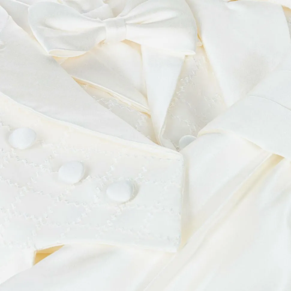 Baby Boys Ivory Tuxedo Suit