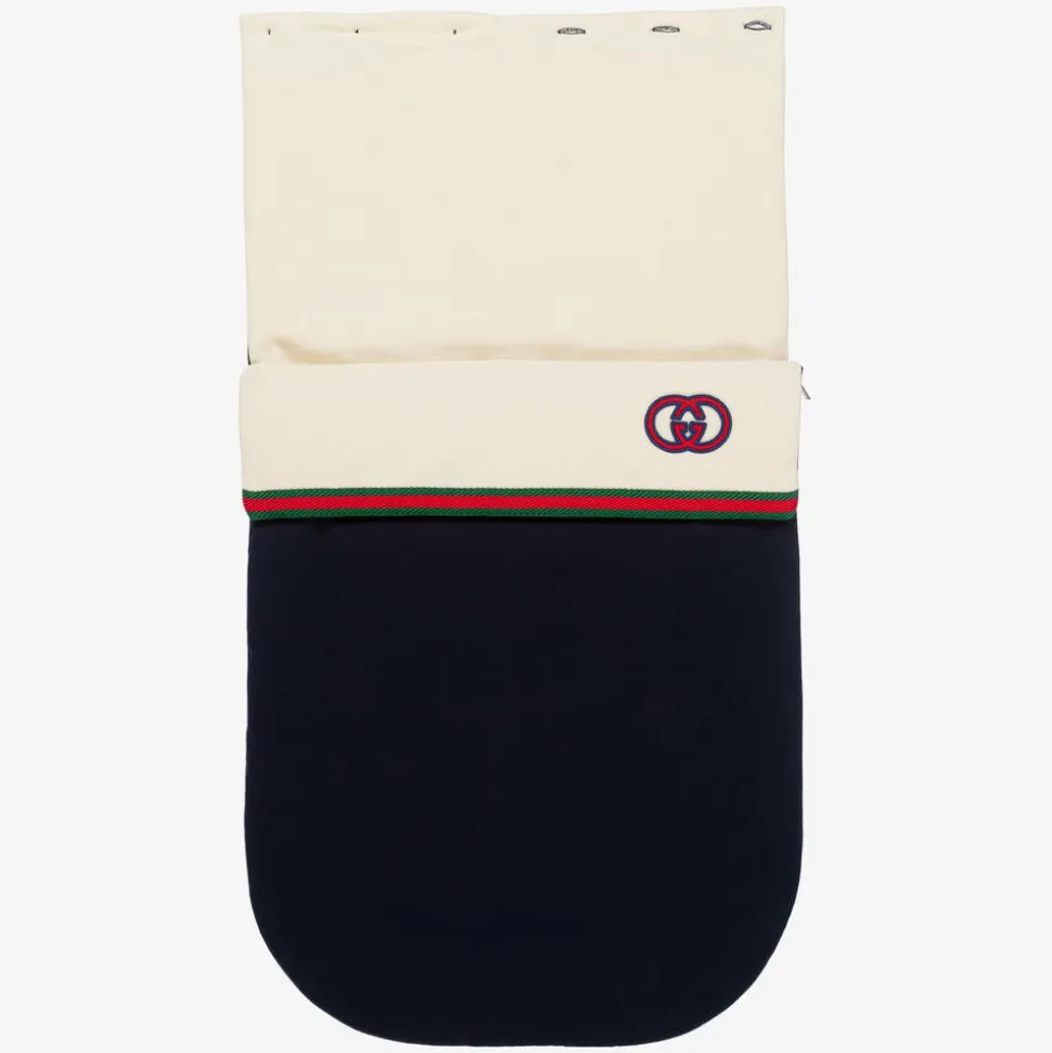 Baby Boys Navy Blue Interlocking G Nest (74cm)