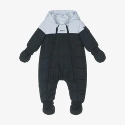 Baby Boys Navy Blue Snowsuit