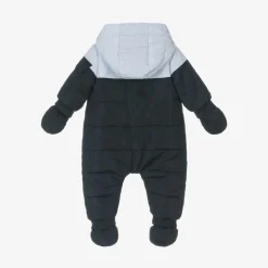 Baby Boys Navy Blue Snowsuit