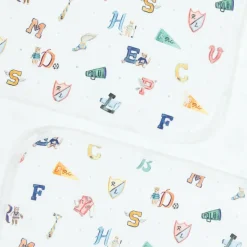 Baby Boys White Cotton Blanket (81cm)