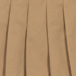 Baby Girls Beige Pleated Twill Skirt