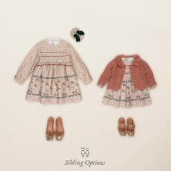 Baby Girls Beige Star Print Dress