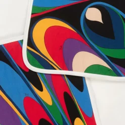 Baby Girls Black & Purple Onde Blanket (88cm)