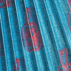 Baby Girls Blue Metallic Skirt