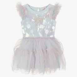Baby Girls Blue Tulle Mermaid Costume