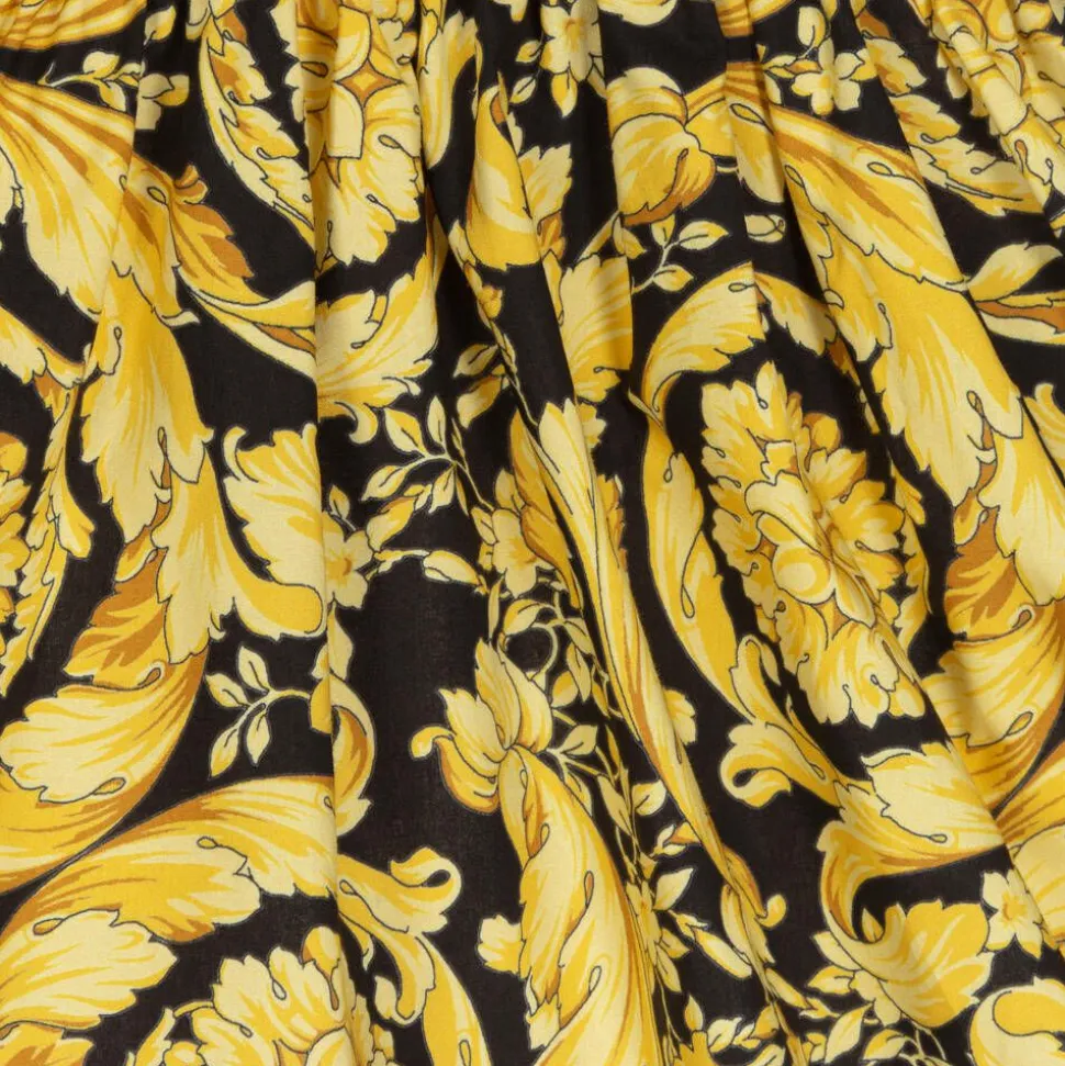 Baby Girls Gold Barocco Dress