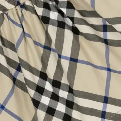 Baby Girls Grey Check Cotton Skirt