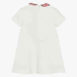 Baby Girls Ivory Cotton Jersey Dress