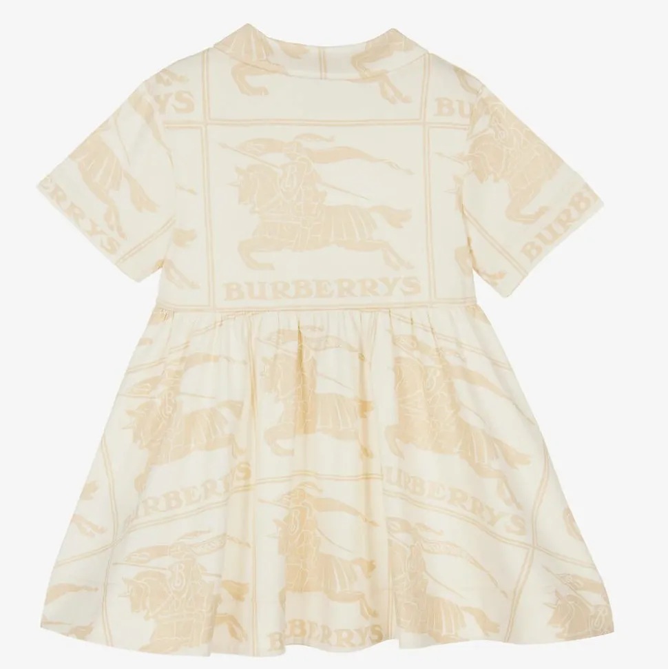 Baby Girls Ivory EKD Cotton Dress
