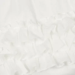 Baby Girls Ivory Frilly Pants