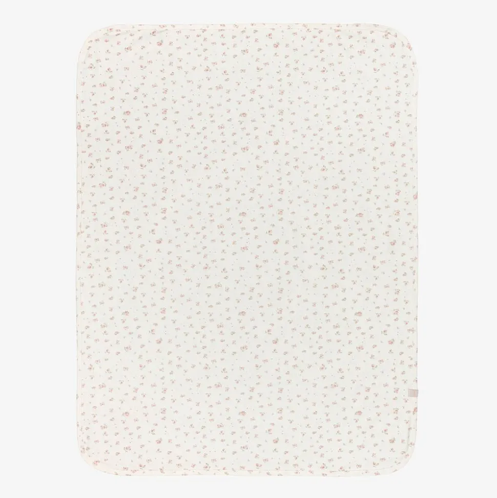 Baby Girls Ivory Organic Cotton Swaddle (100cm)