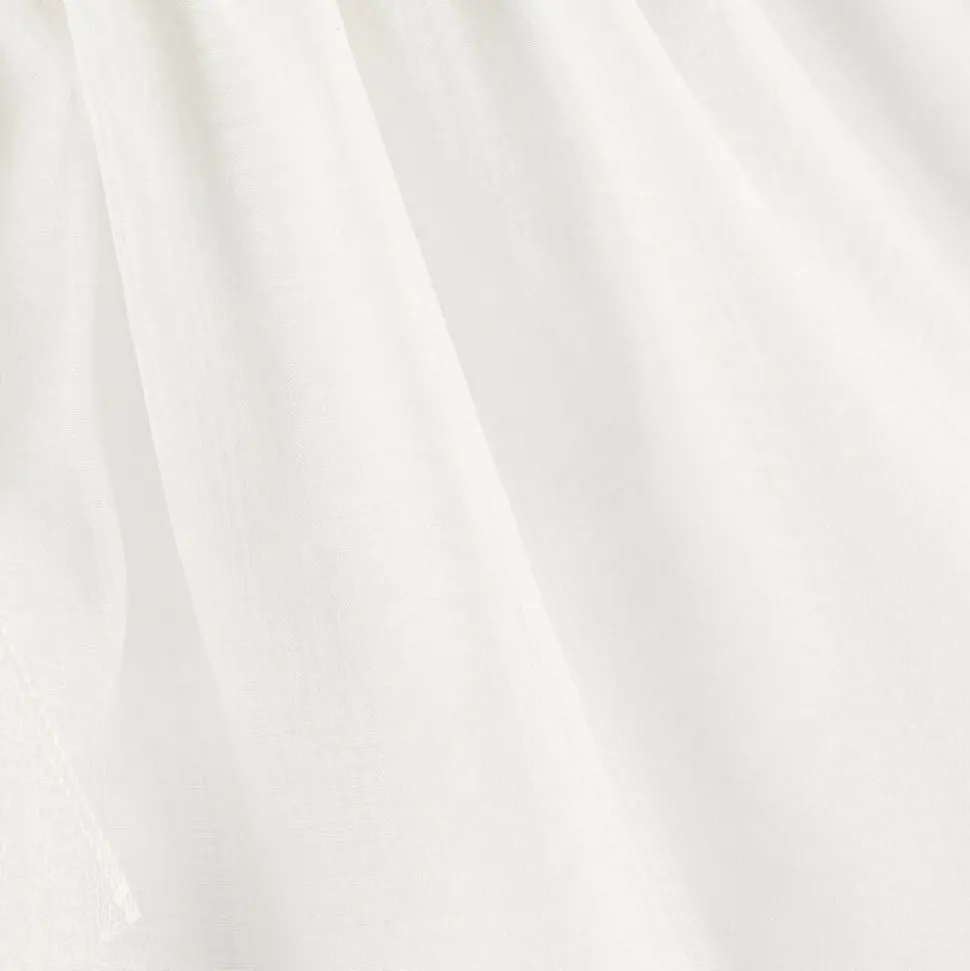 Baby Girls Ivory Organza & Lace Dress