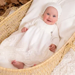 Baby Girls Ivory Tulle Ceremony Gown Set