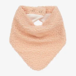 Baby Girls Pink Bouclé Scarf