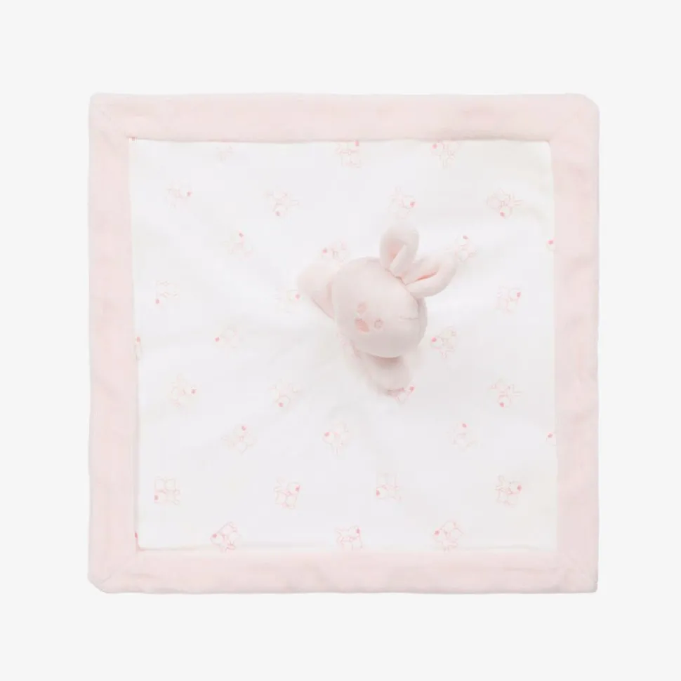 Baby Girls Pink Bunny Cotton Doudou (30cm)