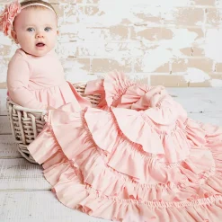 Baby Girls Pink Cotton Blanket (86cm)