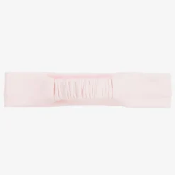 Baby Girls Pink Cotton Bow Headband