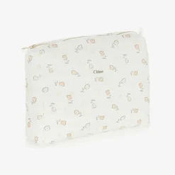 Baby Girls Pink Cotton Changing Mat Gift Set