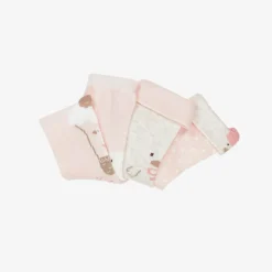 Baby Girls Pink Cotton Duck Socks (6 Pack)