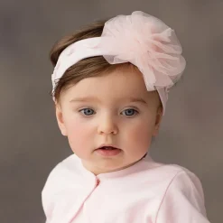 Baby Girls Pink Cotton Headband