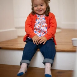 Baby Girls Pink Cotton Socks (2 Pack)