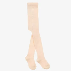 Baby Girls Pink Cotton Tights