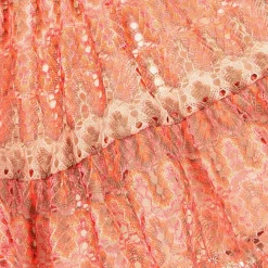 Baby Girls Pink Crochet Lace Skirt