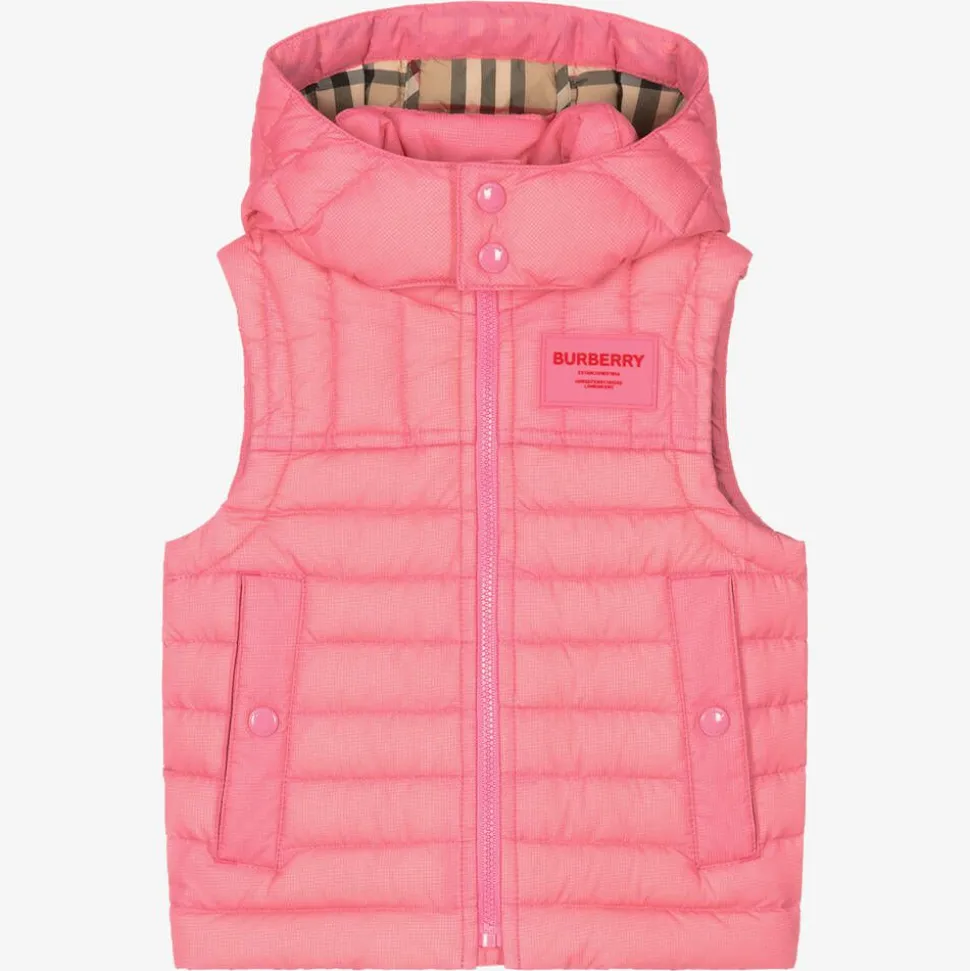Baby Girls Pink Down Gilet