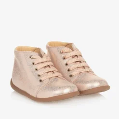 Baby Girls Pink First Walker Boots