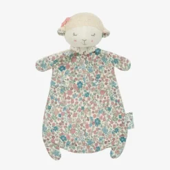 Baby Girls Pink Floral Sheep Comforter (30cm)