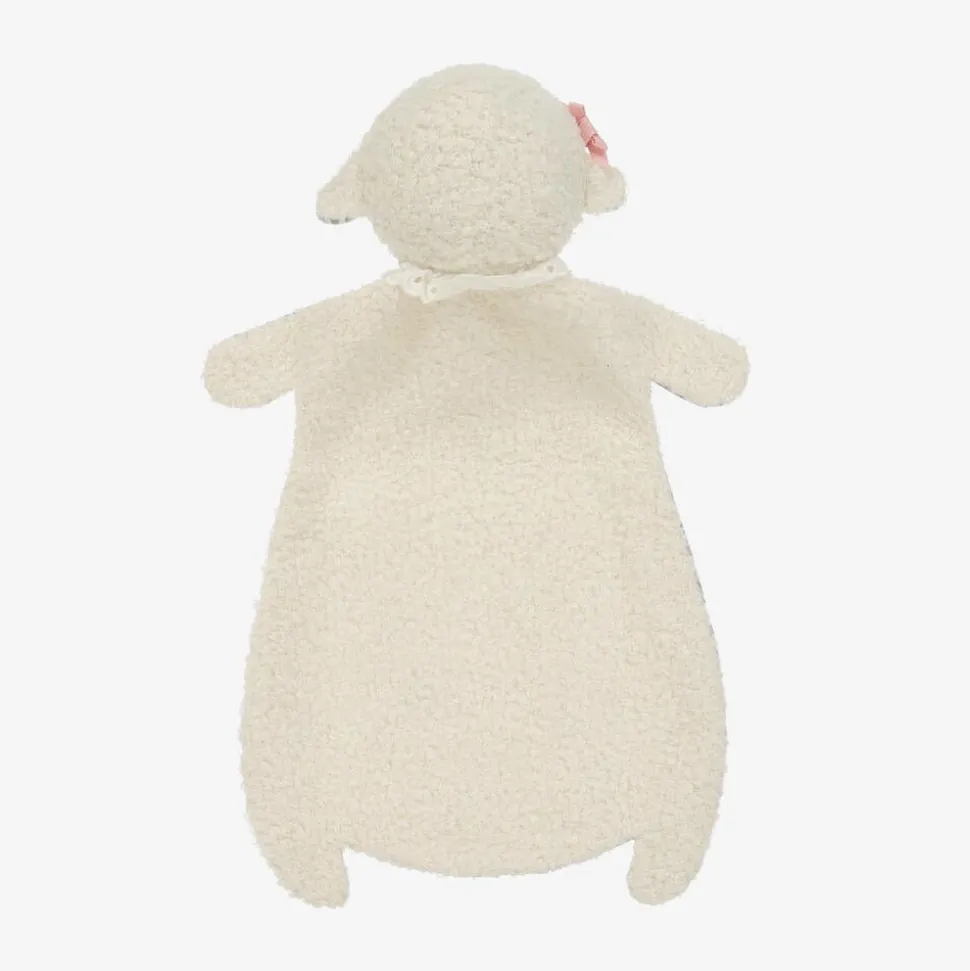 Baby Girls Pink Floral Sheep Comforter (30cm)