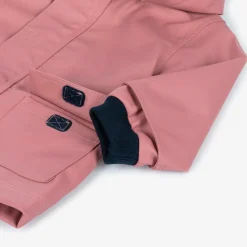 Baby Girls Pink Hooded Raincoat